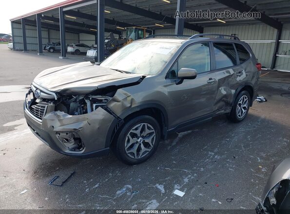 JF2SKAJC7MH507231 2021 SUBARU FORESTER Серый Передняя левая четверть