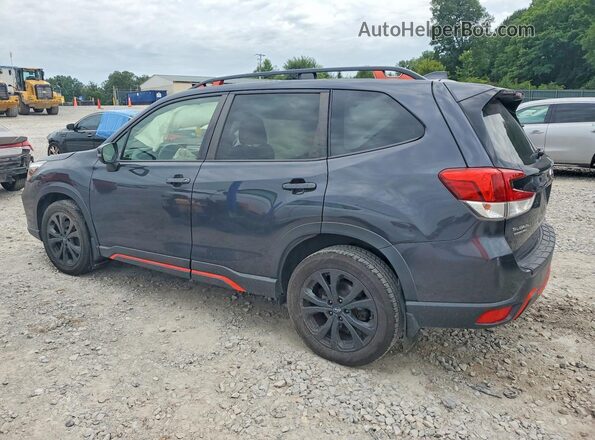 JF2SKAJC8KH537707 2019 SUBARU FORESTER Black უკანა მარცხენა