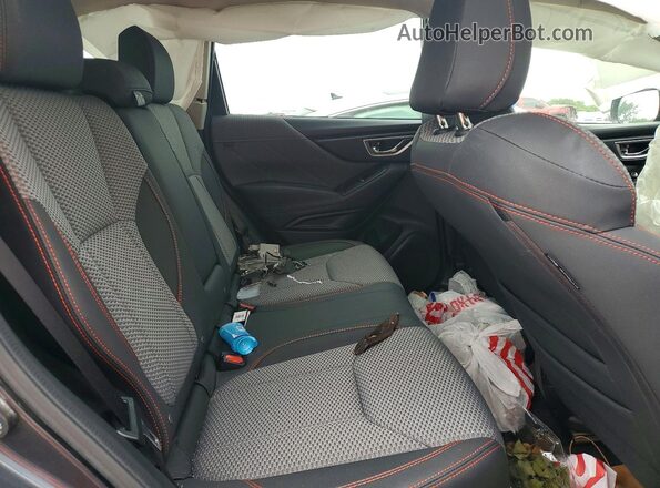 JF2SKAJC8KH537707 2019 SUBARU FORESTER Black უკანა სალონის ხედი