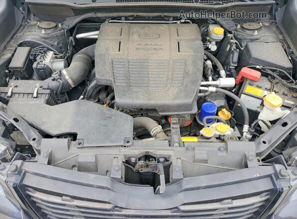 JF2SKAJC8KH537707 2019 SUBARU FORESTER Black ძრავის განყოფილების ხედი