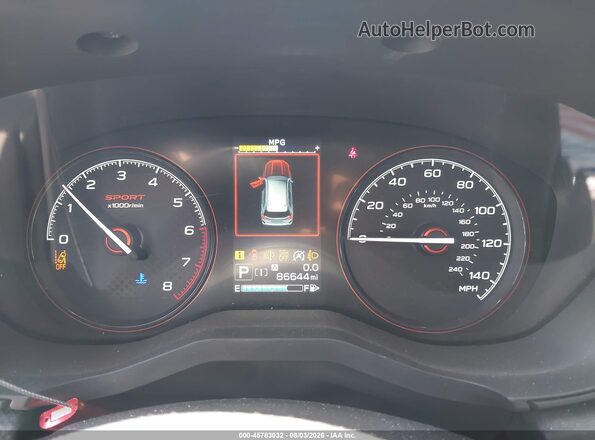 JF2SKAJC8PH469383 2023 SUBARU FORESTER Black Widok tylnych siedzeń