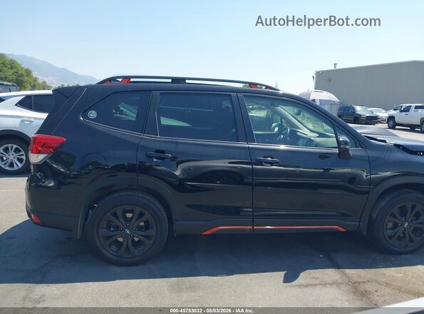 JF2SKAJC8PH469383 2023 SUBARU FORESTER Black Widok wnętrza 360 stopni