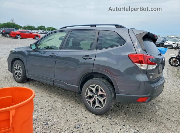 JF2SKAJCXMH427938 2021 SUBARU FORESTER Серый Задняя левая четверть