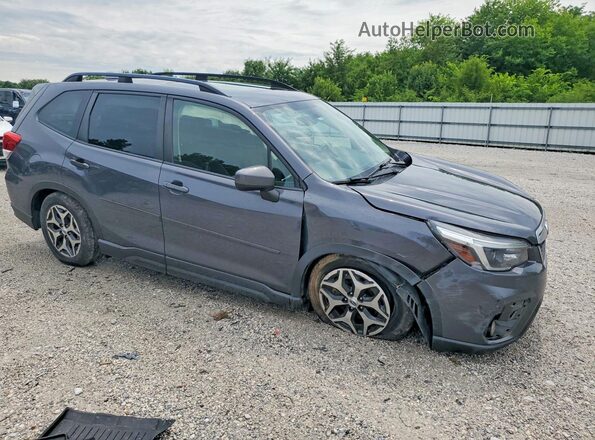 JF2SKAJCXMH427938 2021 SUBARU FORESTER Серый Передняя правая четверть