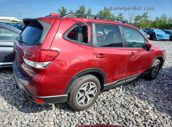JF2SKAJCXMH562661 2021 SUBARU FORESTER Red Trasero derecho