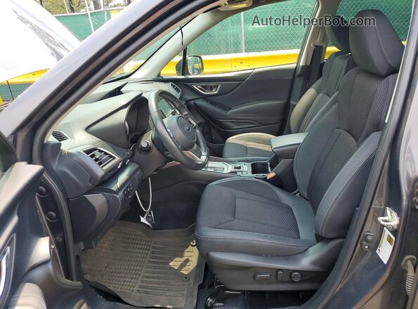 JF2SKAJCXMH587060 2021 SUBARU FORESTER Gray წინა სალონის ხედი