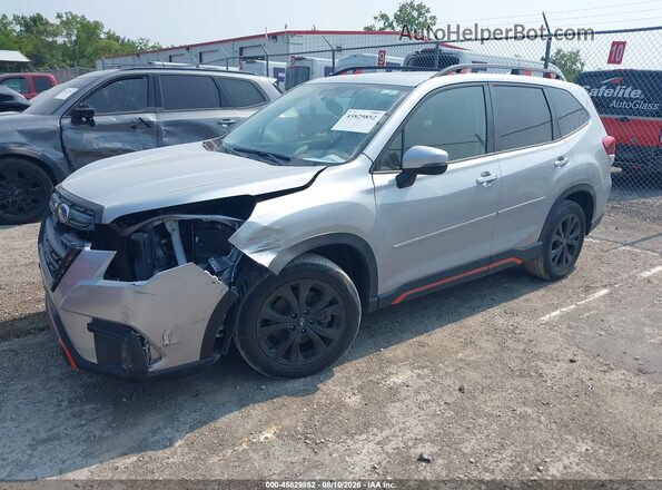 JF2SKAJCXPH515859 2023 SUBARU FORESTER Серебряный Передняя левая четверть