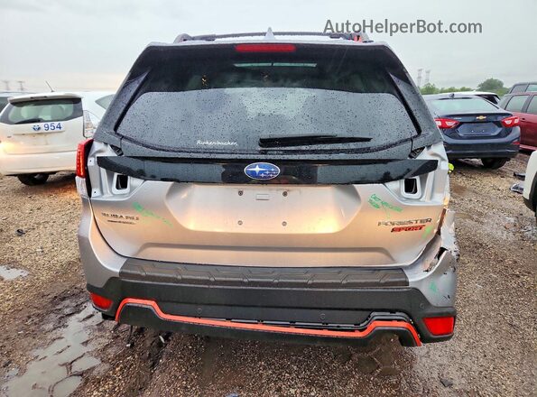 JF2SKAKC3KH430840 2019 SUBARU FORESTER Silver Вид ззаду