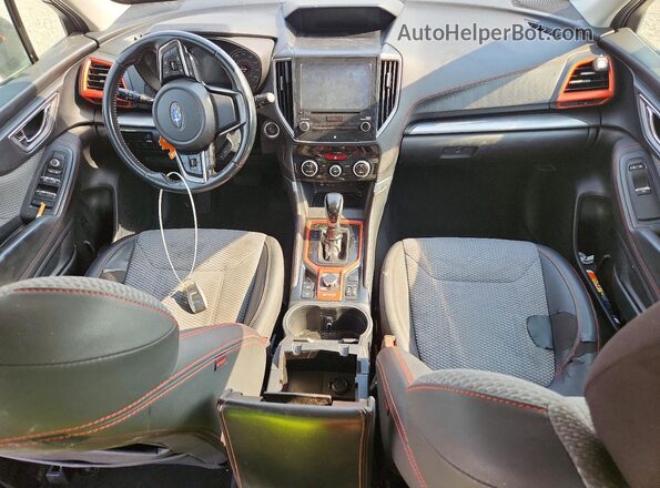 JF2SKAKC5KH445663 2019 SUBARU FORESTER Белый Вид панели приборов