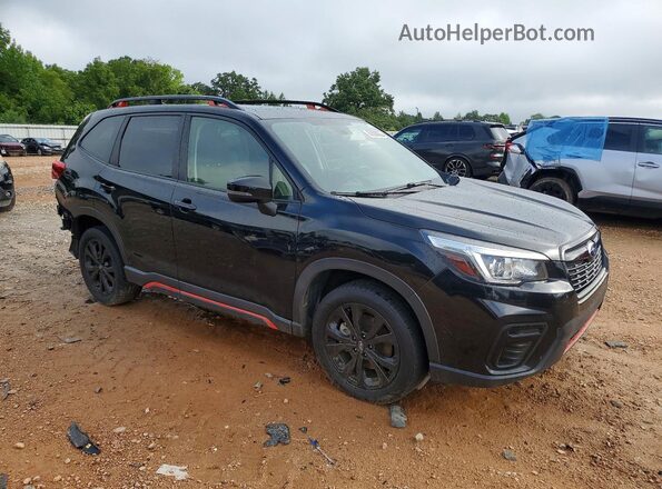 JF2SKAKC6KH583003 2019 SUBARU FORESTER Black Przód prawy