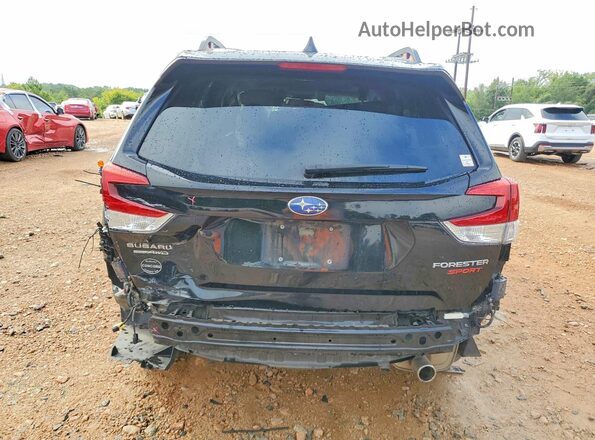 JF2SKAKC6KH583003 2019 SUBARU FORESTER Black Widok z tyłu