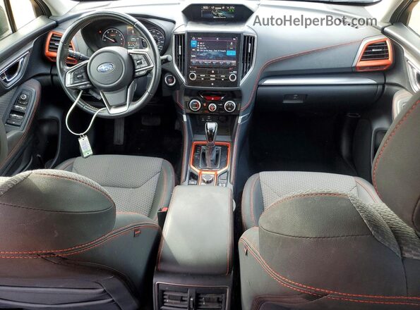 JF2SKAKC6KH583003 2019 SUBARU FORESTER Black Widok deski rozdzielczej
