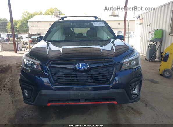 JF2SKALC0MH447225 2021 SUBARU FORESTER Navy Widok zestawu wskaźników