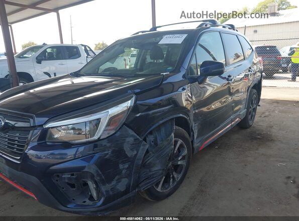 JF2SKALC0MH447225 2021 SUBARU FORESTER Navy Widok z przodu