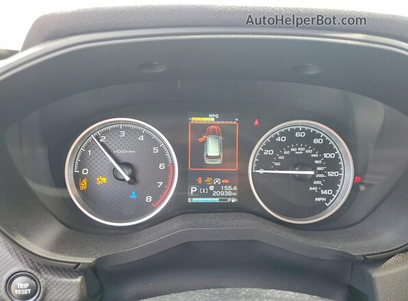 JF2SKALC4RH456517 2024 SUBARU FORESTER White Вид щитка приладів