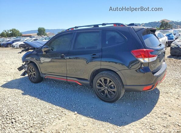 JF2SKALC9MH424090 2021 SUBARU FORESTER Black Հետևի ձախ