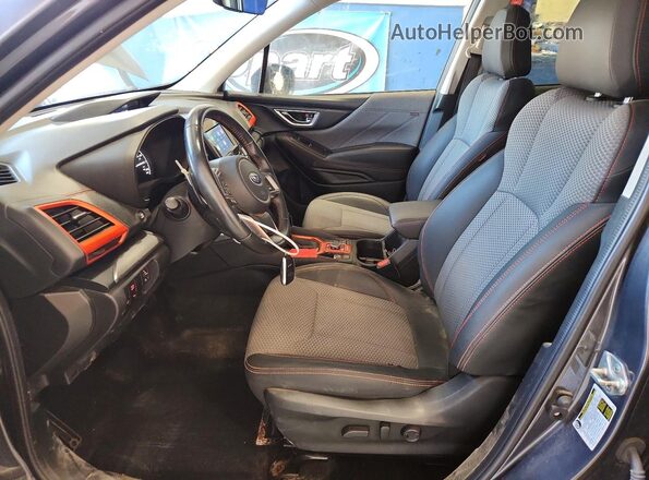 JF2SKALCXMH456790 2021 SUBARU FORESTER Charcoal წინა სალონის ხედი
