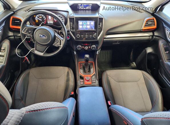 JF2SKALCXMH456790 2021 SUBARU FORESTER Charcoal წინა პანელის ხედი