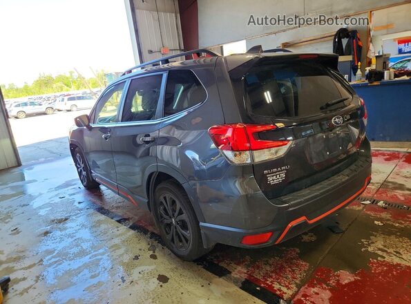 JF2SKALCXMH456790 2021 SUBARU FORESTER Charcoal უკანა მარცხენა