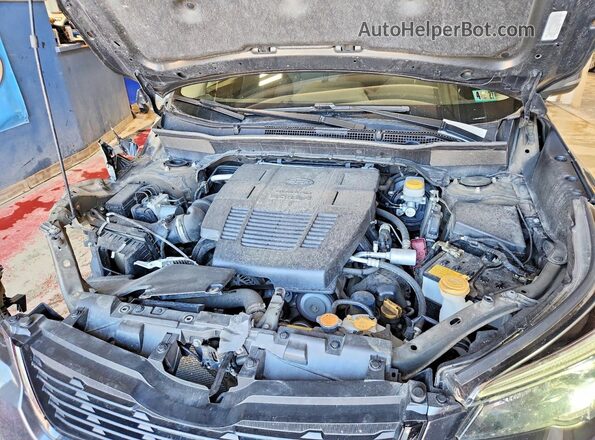 JF2SKALCXMH456790 2021 SUBARU FORESTER Charcoal უკანა სალონის ხედი