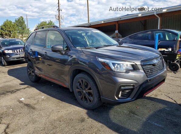 JF2SKAMC0LH588924 2020 SUBARU FORESTER Gray Przód prawy