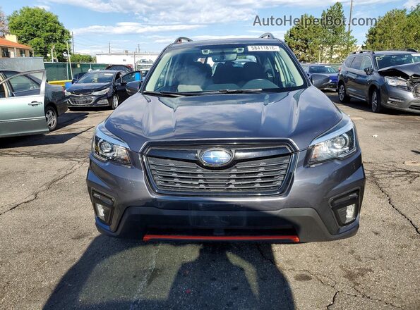 JF2SKAMC0LH588924 2020 SUBARU FORESTER Gray Widok z przodu