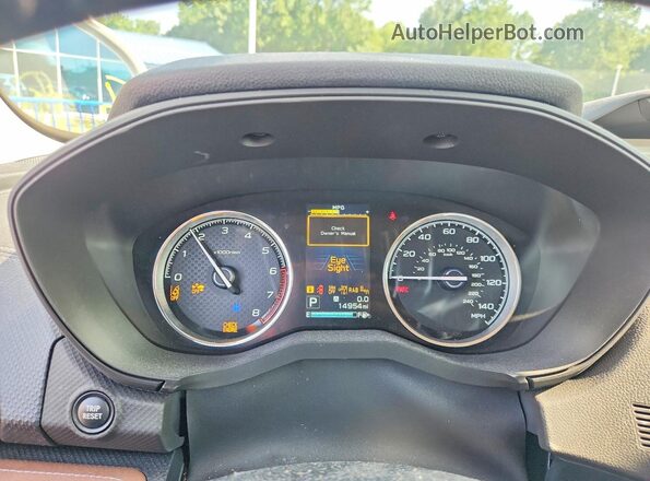 JF2SKAMC0RH413128 2024 SUBARU FORESTER White Instrument cluster view
