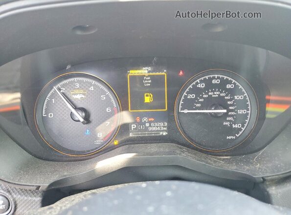 JF2SKAMC3NH427583 2022 SUBARU FORESTER Серый Вид щитка приборов