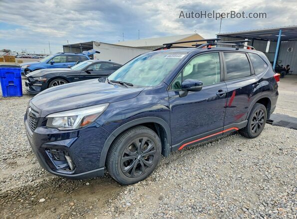 JF2SKAMC4LH515667 2020 SUBARU FORESTER Blue Հետևի ձախ