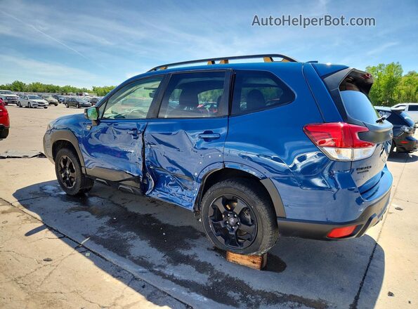 JF2SKAMC5PH506076 2023 SUBARU FORESTER Blue Trasero izquierdo