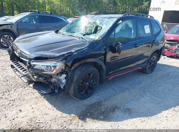 JF2SKAMC6LH429437 2020 SUBARU FORESTER Черный Передняя левая четверть
