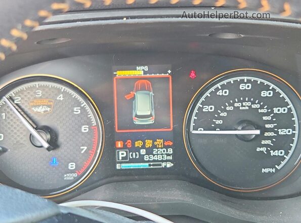JF2SKAMC6NH514846 2022 SUBARU FORESTER Silver Instrument cluster view
