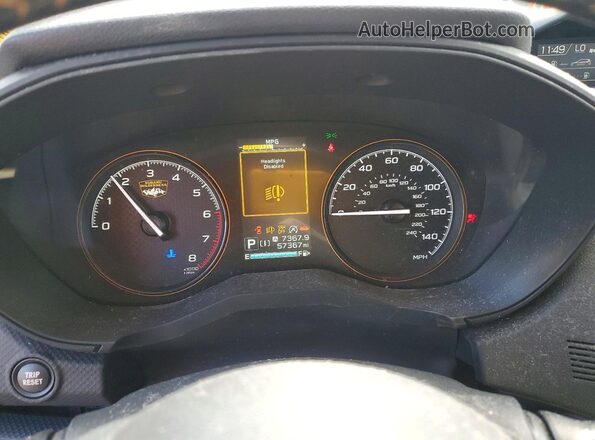 JF2SKAMC7PH407467 2023 SUBARU FORESTER Blue Вид щитка приладів