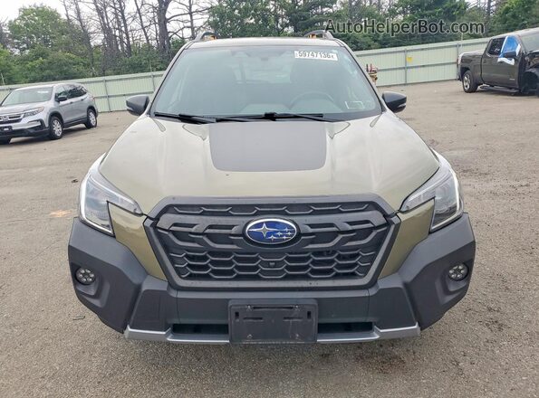 JF2SKAMC8NH515657 2022 SUBARU FORESTER Green Widok z przodu