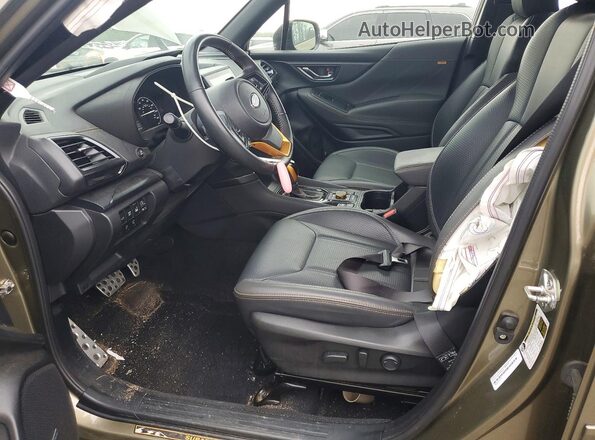 JF2SKAMC8NH515657 2022 SUBARU FORESTER Green Widok wnętrza z przodu