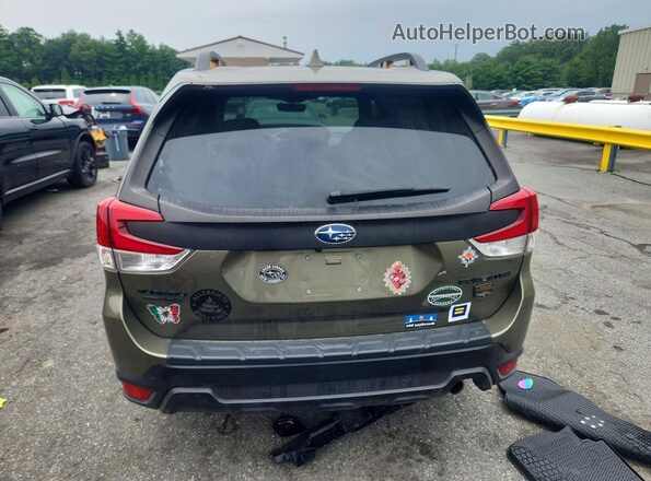 JF2SKAMCXNH436913 2022 SUBARU FORESTER Green Vista trasera