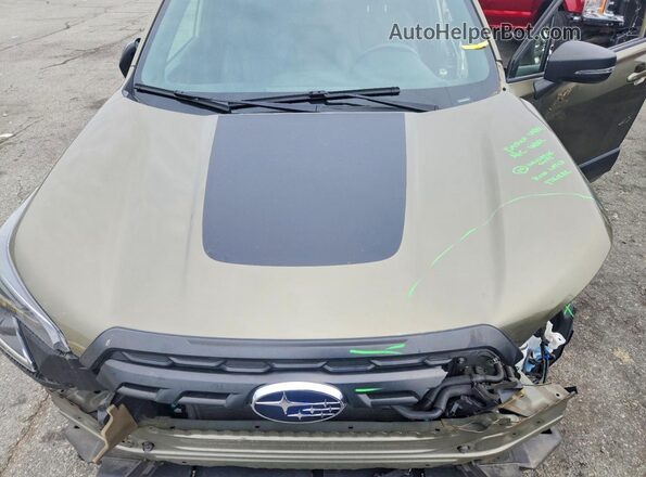 JF2SKAMCXNH436913 2022 SUBARU FORESTER Green Vista del compartimento del motor