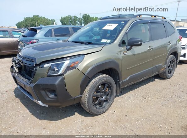 JF2SKAMCXPH509829 2023 SUBARU FORESTER Green Przód lewy