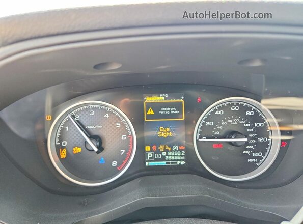 JF2SKANC3PH505846 2023 SUBARU FORESTER White Instrument cluster view