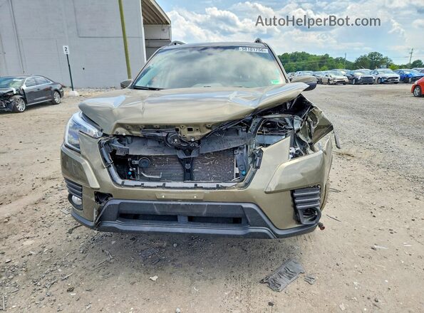 JF2SKANC9PH446186 2023 SUBARU FORESTER Green Вид спереду