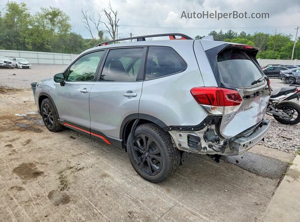 JF2SKAPC0KH416791 2019 SUBARU FORESTER Серебряный Задняя левая четверть