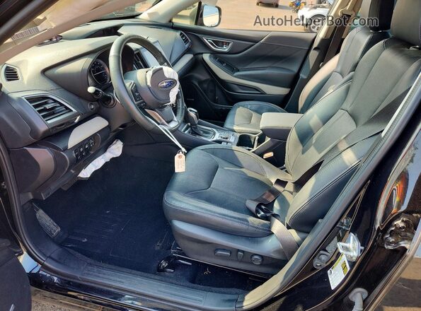 JF2SKAPC0NH508715 2022 SUBARU FORESTER Black Front interior view