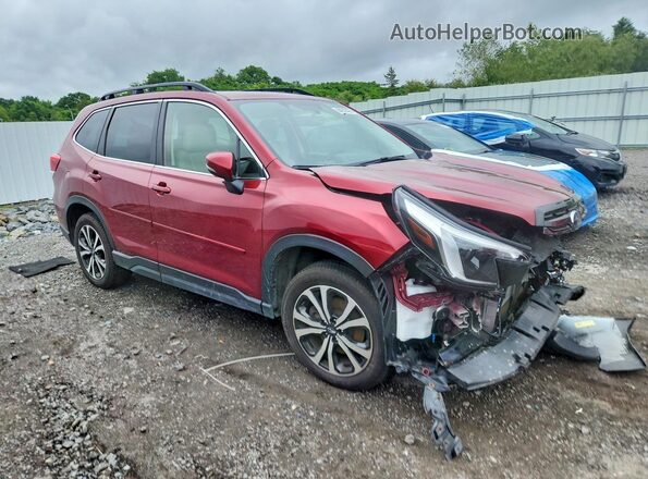JF2SKAPC0PH424963 2023 SUBARU FORESTER Красный Передняя правая четверть