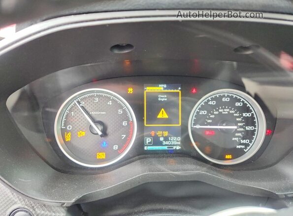 JF2SKAPC0PH424963 2023 SUBARU FORESTER Красный Вид щитка приборов