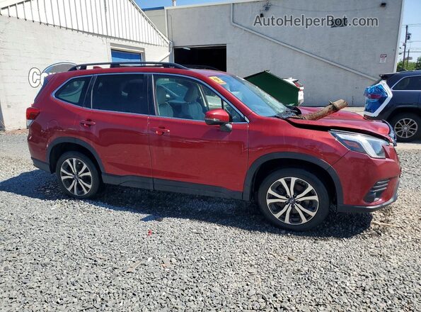 JF2SKAPC0PH537974 2023 SUBARU FORESTER Maroon Przód prawy