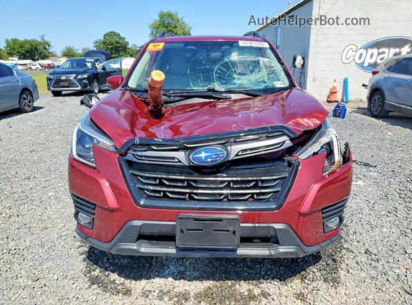 JF2SKAPC0PH537974 2023 SUBARU FORESTER Maroon Widok z przodu