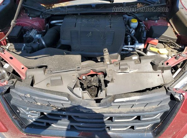 JF2SKAPC0PH537974 2023 SUBARU FORESTER Maroon Widok komory silnika