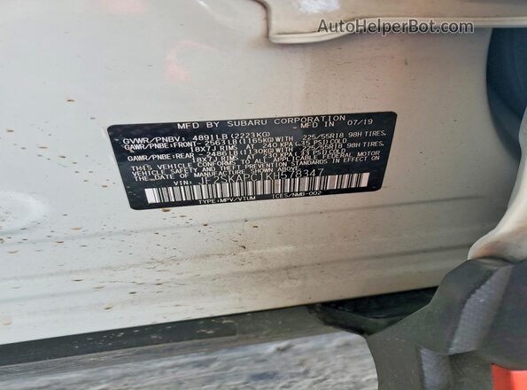 JF2SKAPC1KH578347 2019 SUBARU FORESTER Белый Вид подкапотного пространства