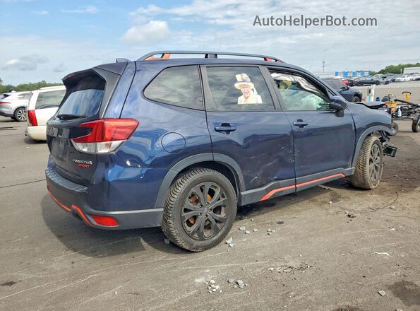 JF2SKAPC3KH467430 2019 SUBARU FORESTER Blue უკანა მარჯვენა