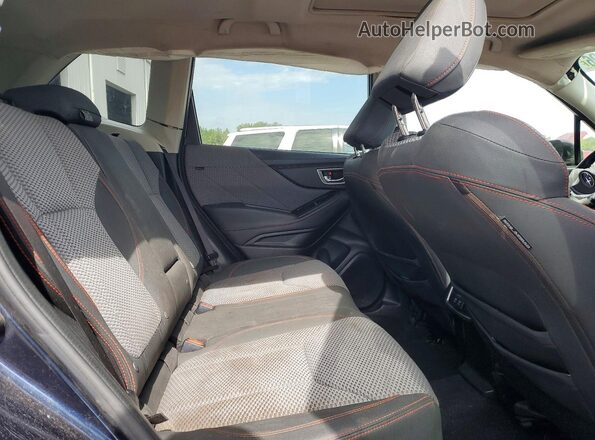 JF2SKAPC3KH467430 2019 SUBARU FORESTER Blue უკანა სალონის ხედი